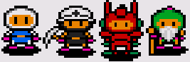 mega bomberman genesis sprites